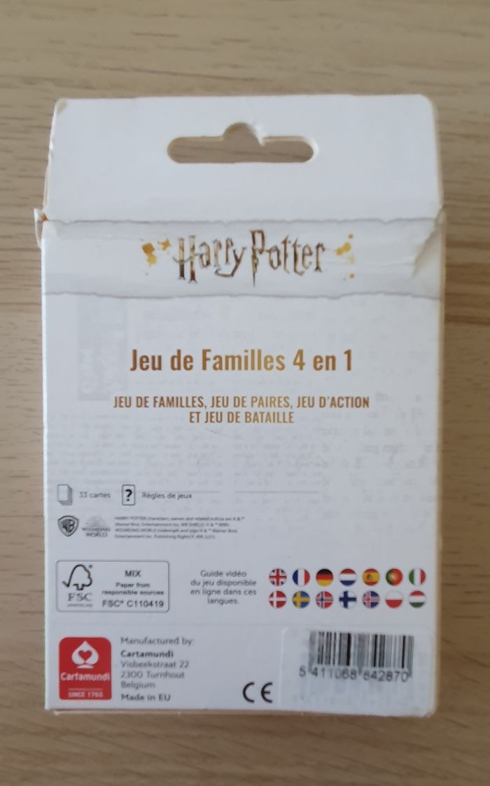 Jeu de famille 4 en 1 Harry Potter - photo numéro 2