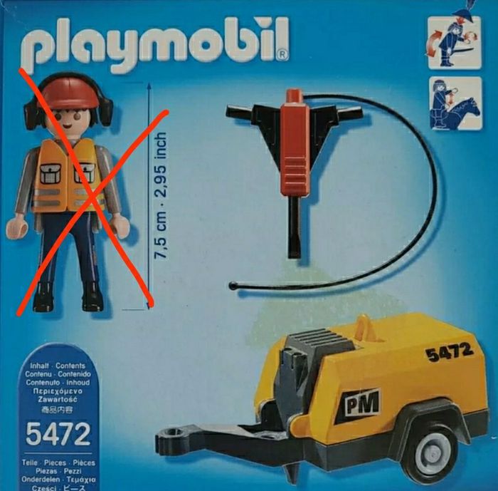 Playmobil 5472 marteau piqueur