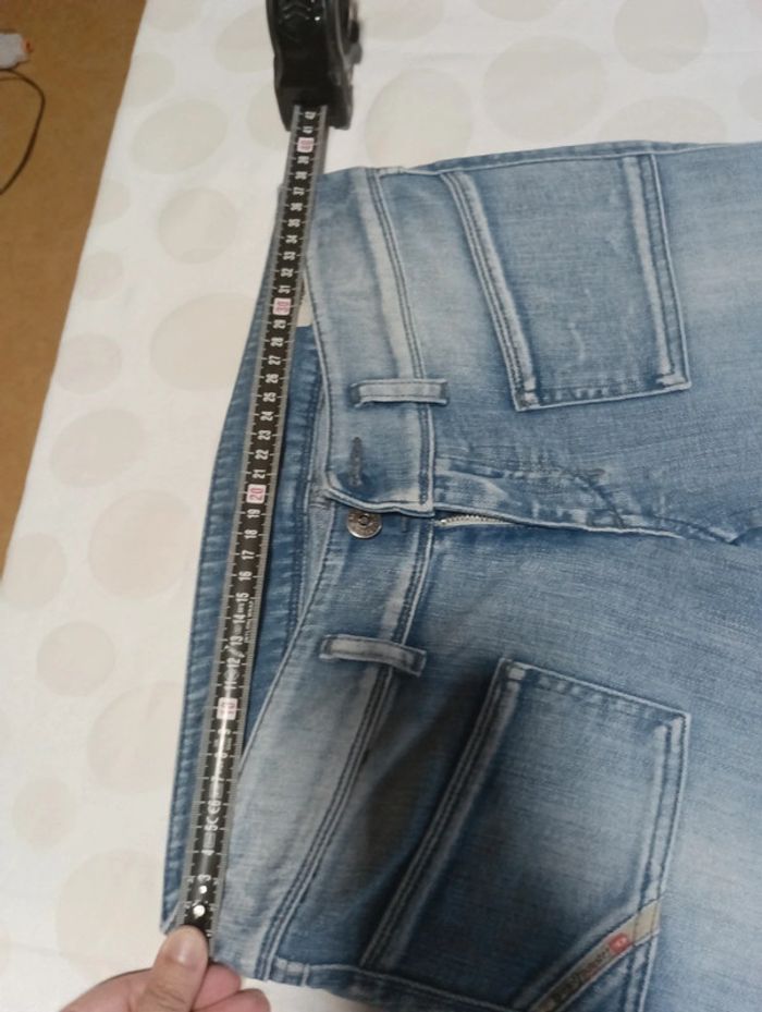 Pantalon jeans court femme Diesel coupe légèrement skinny taille 36/38 - photo numéro 10