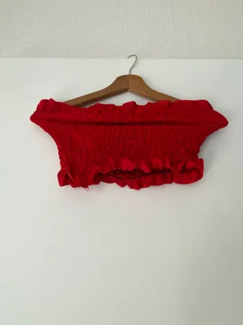 Top bandeau rouge