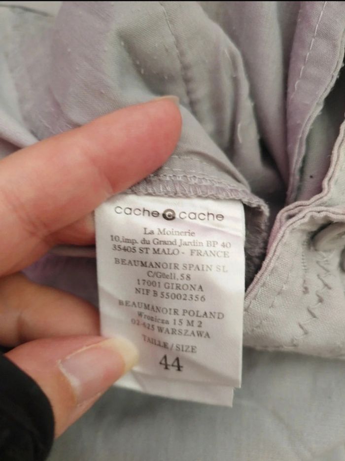 Pantalon en lin femme cache cache taille 44 1 - photo numéro 7