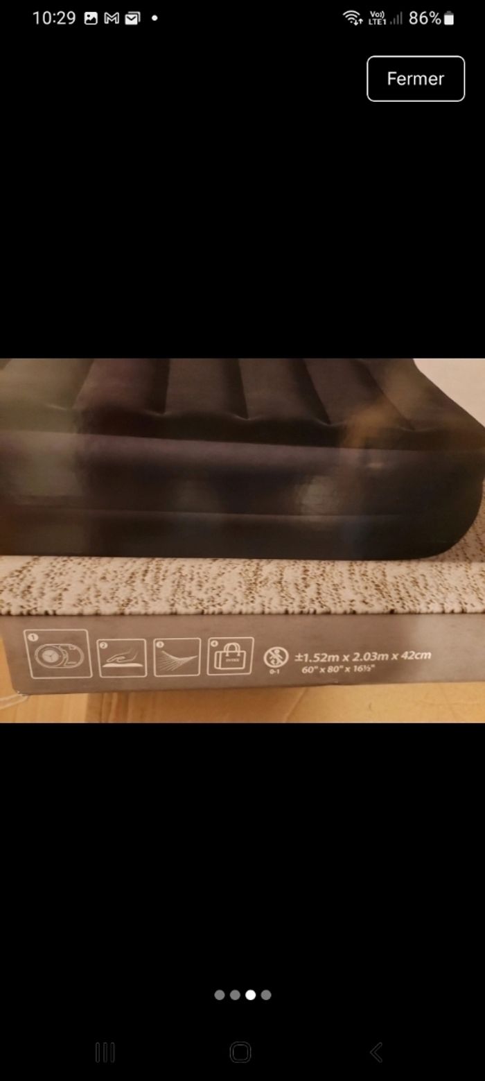 Matelas gonflable 2 personnes - photo numéro 3