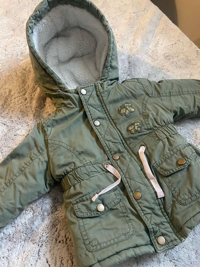 Parka kaki tissaia 18 mois
