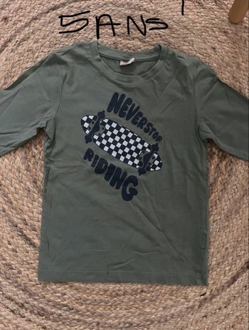 T-shirt manche longue garçon