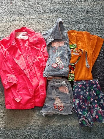 Lot vêtement fille 4 ans printemps été