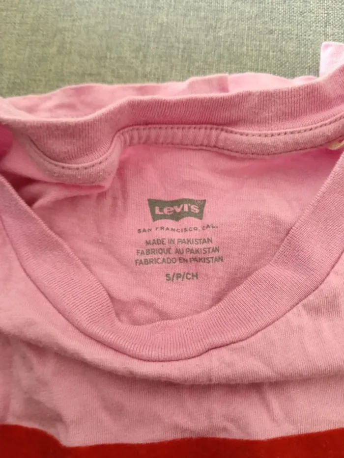 C58 t-shirt rose Levi's S - photo numéro 3