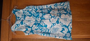 Robe sans manches bleu marque Trasluz taille 8 ans