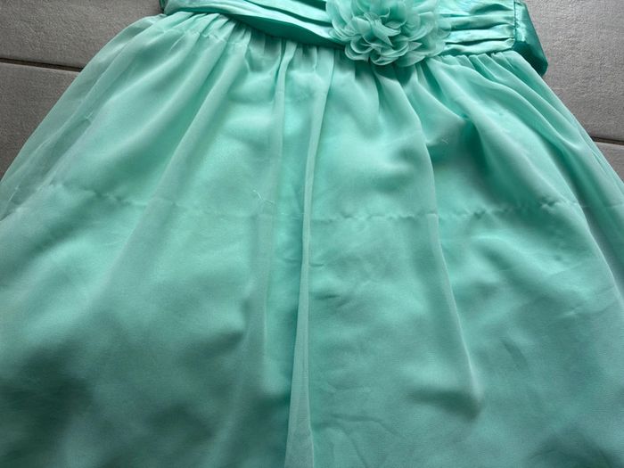 Robe de cérémonie fille vert d’eau - photo numéro 3