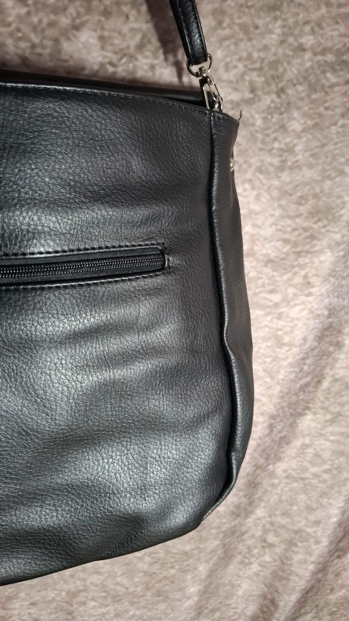 Sac à main bandoulière élégant noir David jones - photo numéro 5