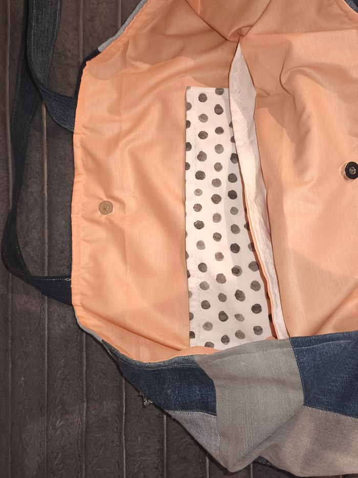 Sac de plage en jeans - photo numéro 7