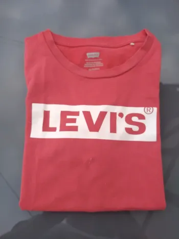 Tee shirt Fille Levi's Rouge