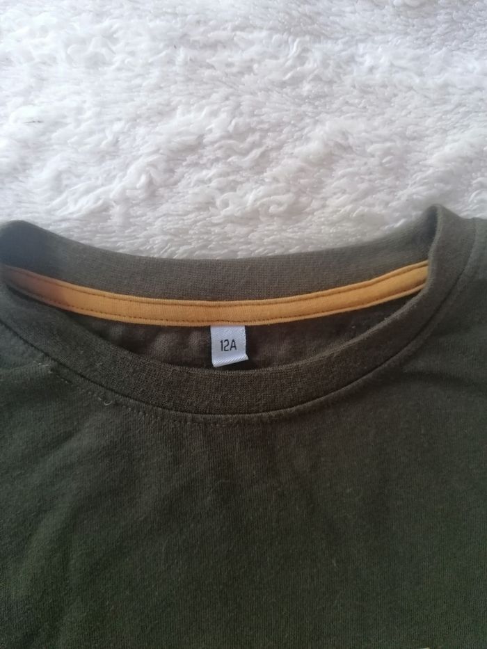 T-shirt 🐯 manches longues garçon 12 ans - photo numéro 4