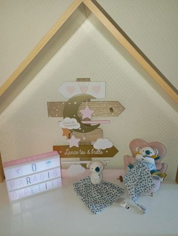 Lot de 2 doudous yoca le koala 