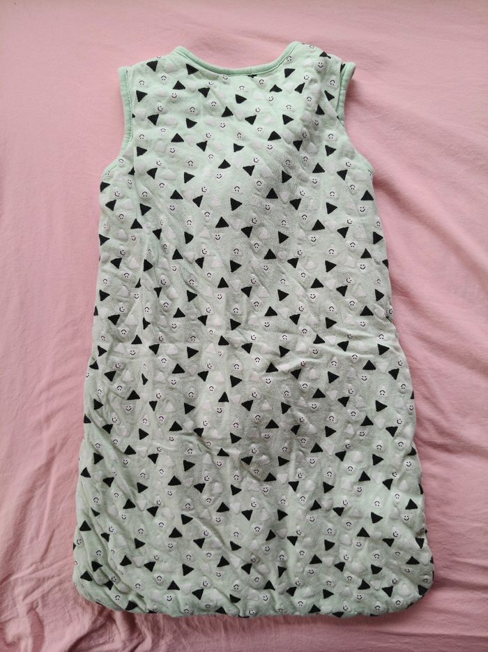 Gigoteuse mi saison mixte Night Night vert triangles 70 cm - photo numéro 4