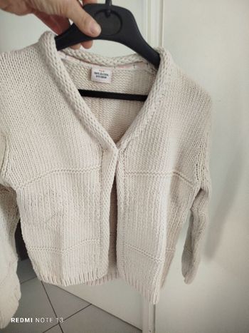 #kytie8ansfille. Gilet cardigan manches longues taille 8 ans