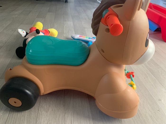 Cheval enfant à pousser et s’asseoir dessus - photo numéro 3