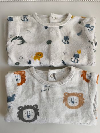 Lot de 2 pyjamas 1 mois