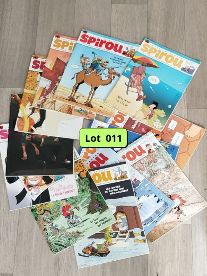 Lot de 12 magazines SPIROU année 2011 L011  7580497781 - photo numéro 2