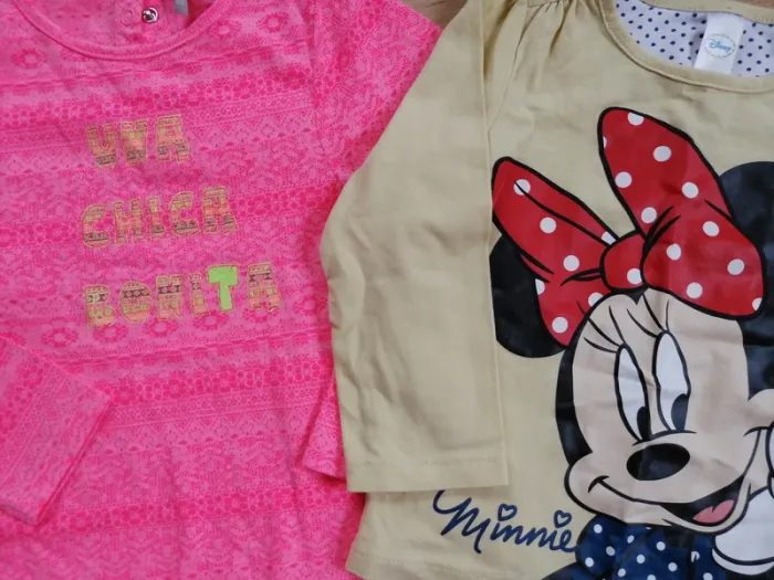 Lot de 3 t-shirts manches longues fille 2 ans - photo numéro 3