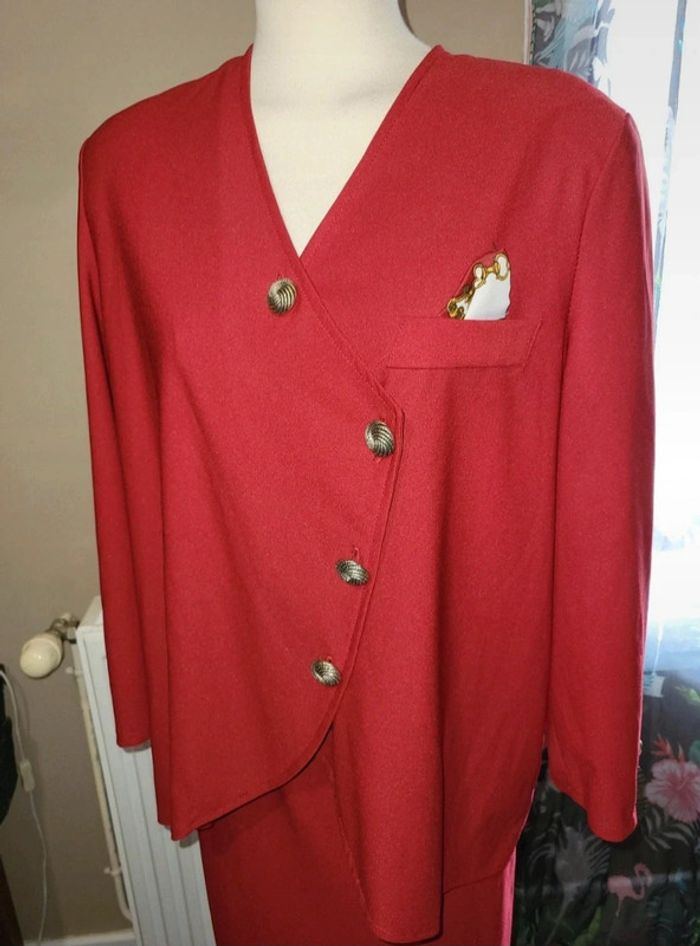 Tailleur vintage jupe 44/46 - photo numéro 3