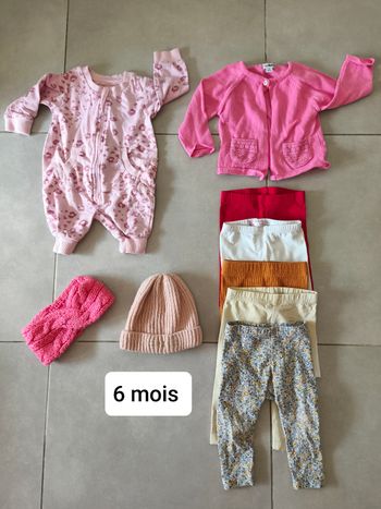 Lot hiver fille 6 mois