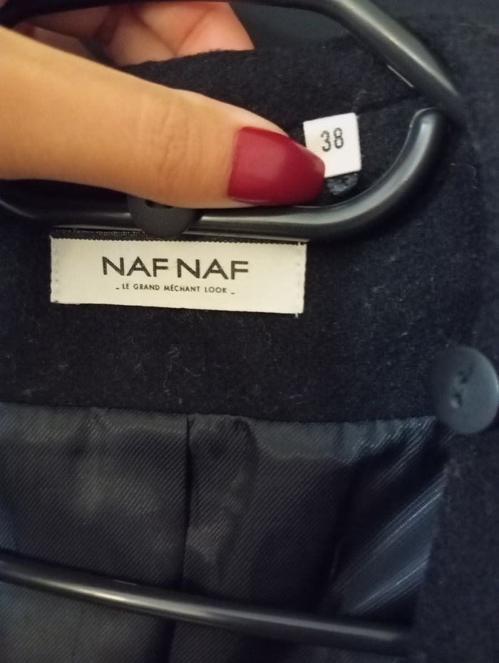 Manteau /Veste noire  Naf naf taille M - photo numéro 4