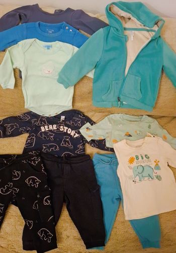 Lot vêtements bébé garçon