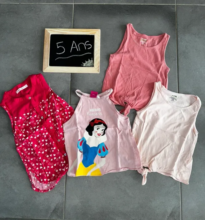 T-shirt fille 5 ans