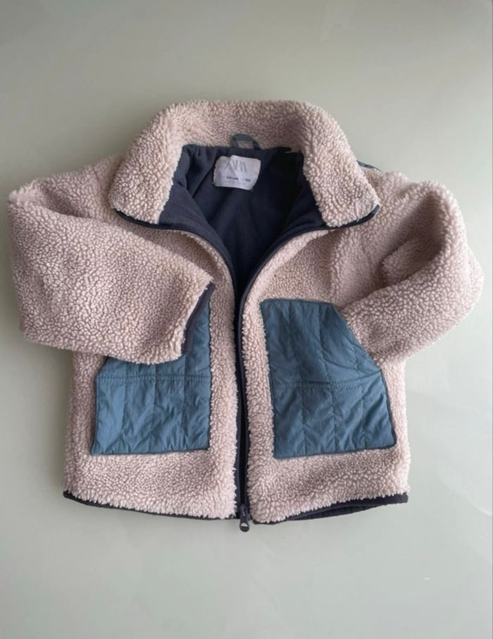 Blouson en moumoute Zara