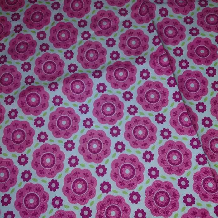 Riley Blake- coupon de coton fleurs roses - photo numéro 2