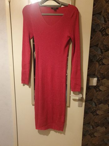 Robe longue fushia pret du corps