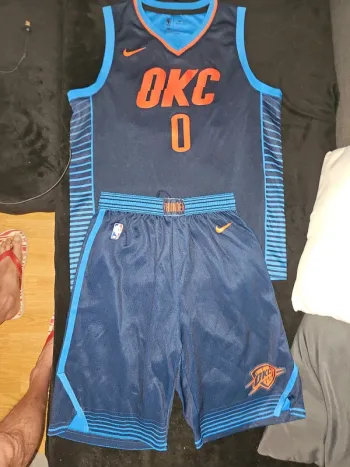 🔥Ensemble de basket Russell Westbrook T.L enfant🏀