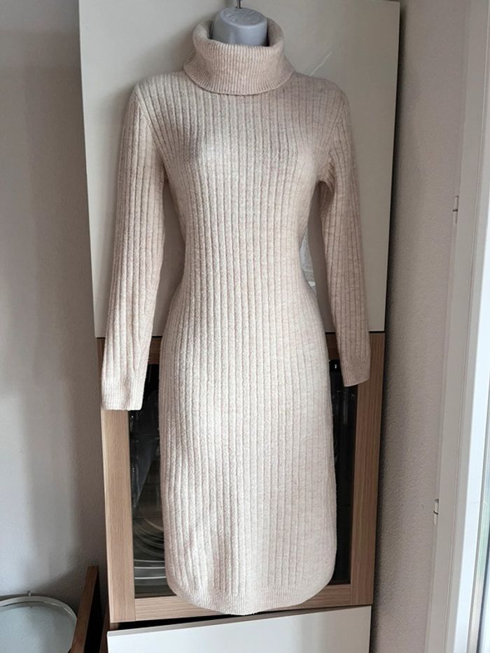 Robe pull col roulé taille m - photo numéro 2