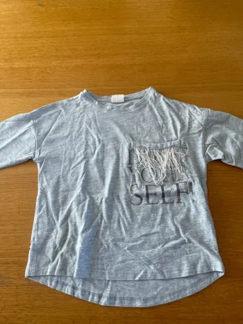 T shirt manches longues Zara 7 ans fille