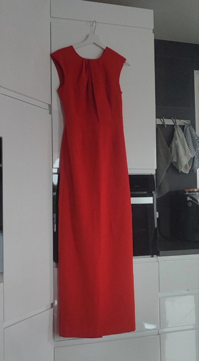 Robe cocktail longue rouge Spotlight by Warehouse - photo numéro 3