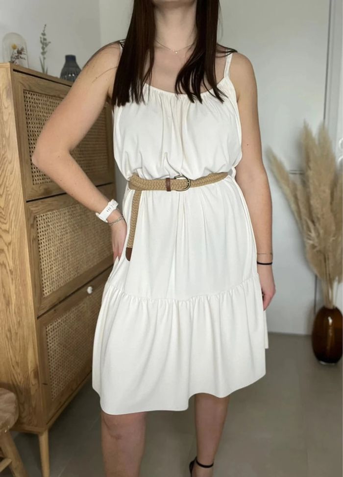 Robe d’été rose pâle/abricot - photo numéro 2