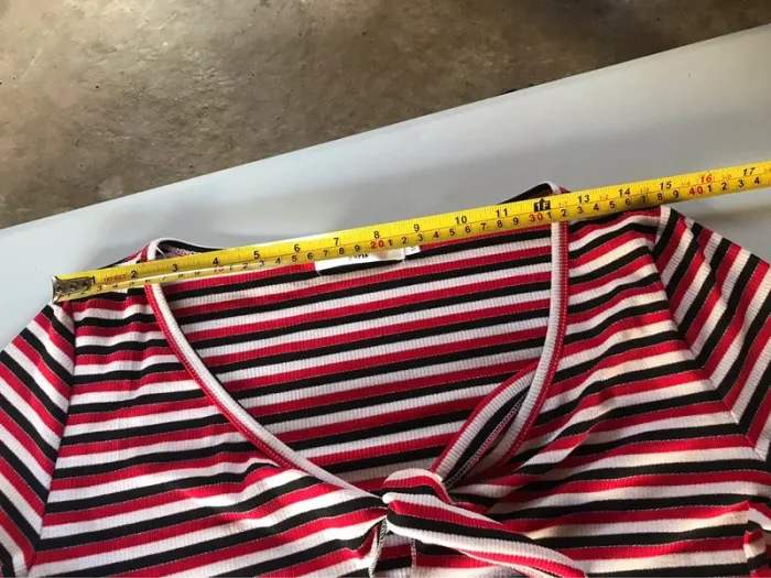 Haut rouge e.diva M/L - photo numéro 4