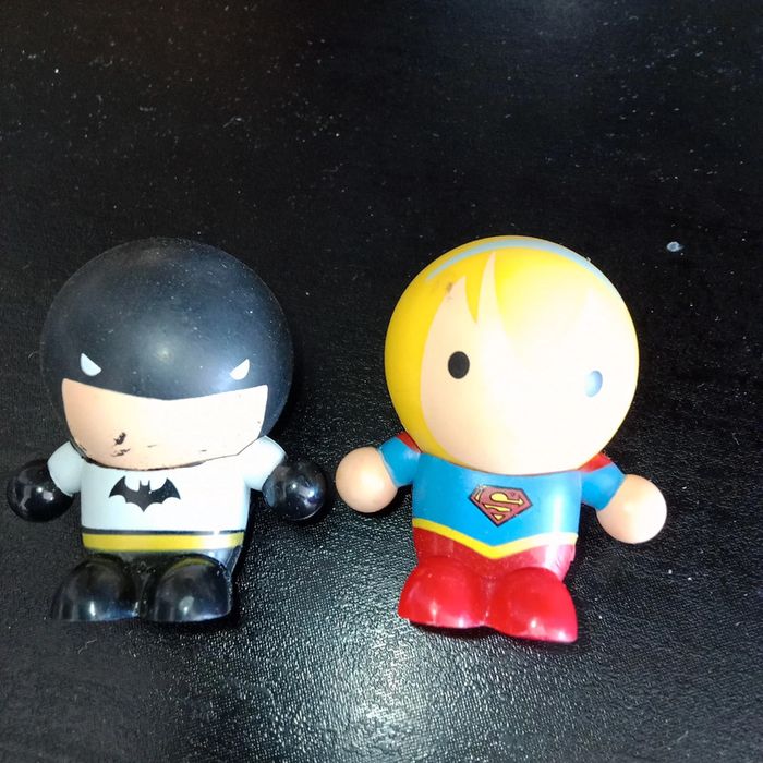 Lot de 2 personnages, figurines DC Comics