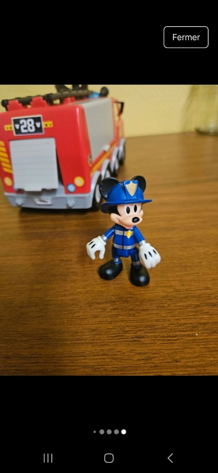 Camion de pompier mickey - photo numéro 6