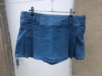 Jupe jean bleu clair