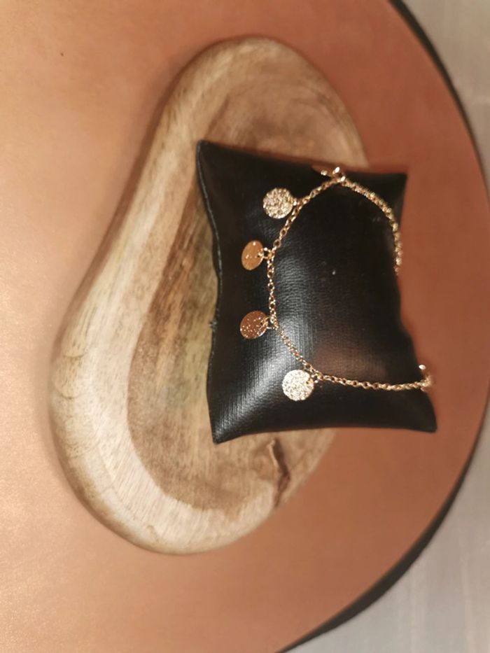 Bracelet de cheville femme doré - photo numéro 2