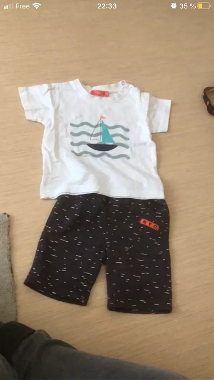 Ensemble tshirt + bermuda