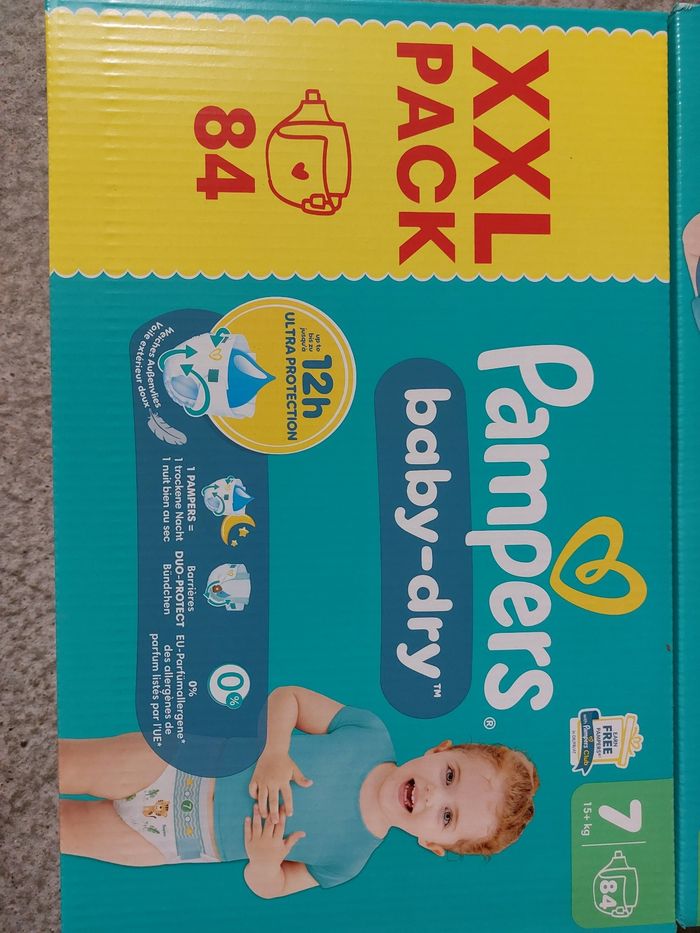 Couche pampers taille 7 - photo numéro 2
