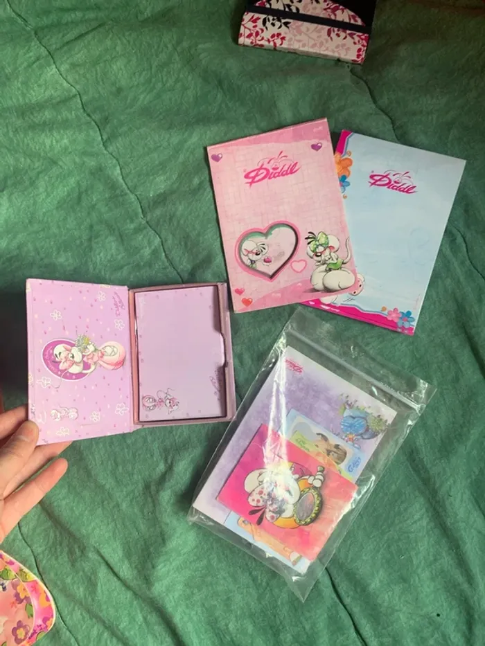 Bloc diddl + boire avec carnet de feuille