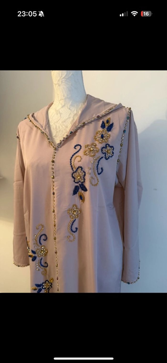 Jelaba/ robe orientale brodée neuve 44-46 - photo numéro 2