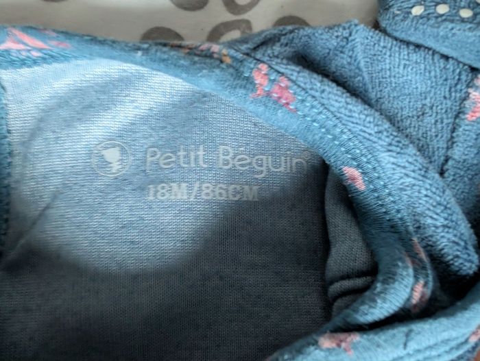 Lot de 2 pyjamas velours
18 mois - photo numéro 2