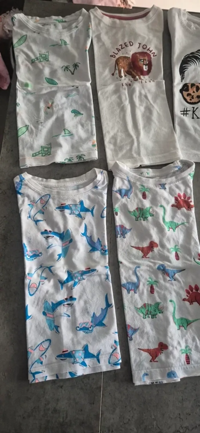 Lot de 8 tee shirt garcon - photo numéro 6
