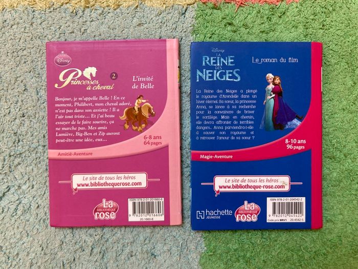 Lot de 2 livres romans Princesses Disney - 8/10 ans - photo numéro 2
