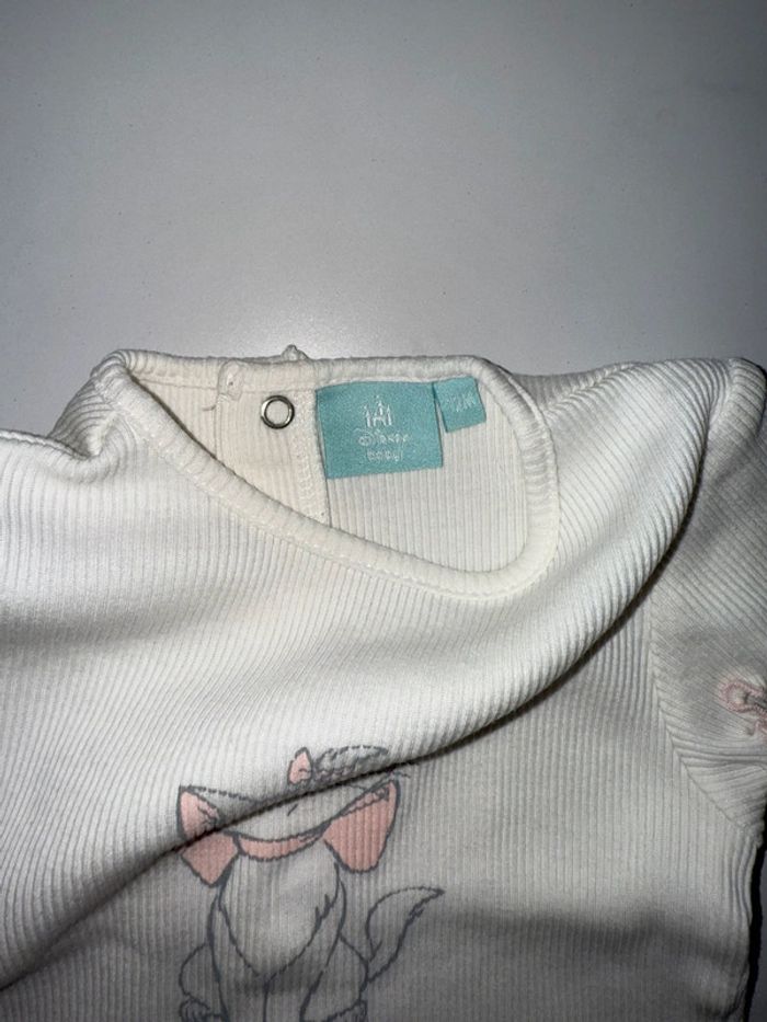 T shirt marie disney neuf 12 mois - photo numéro 2
