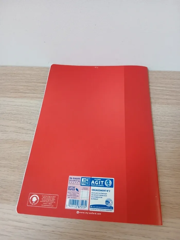 Lot 7 cahiers oxford 21×29.7 cm grands carreaux - photo numéro 12